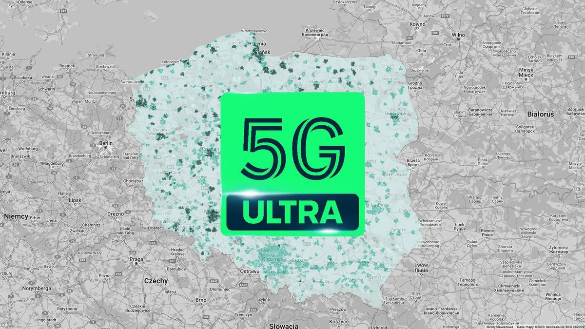 Zasięg 5G Ultra w Plus