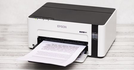 Epson M1120 - atramentowa niewielka drukarka mono do biura i domu - tania w eksploatacji