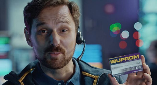 Ibuprom RR reklamowany „na ratunek w bólu” (wideo)