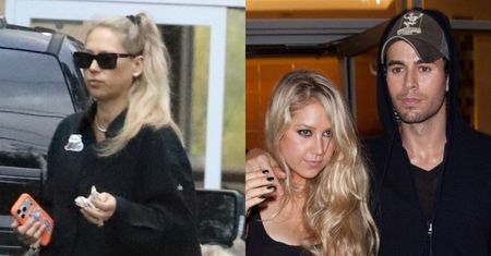 Anna Kournikova w MOCNO ZAAWANSOWANEJ CIĄŻY odbiera dzieci ze szkoły. Poród lada moment