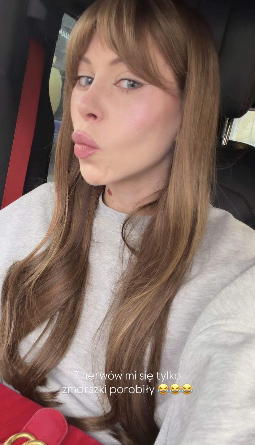 Julia von Stein znalazła zmarszczkę