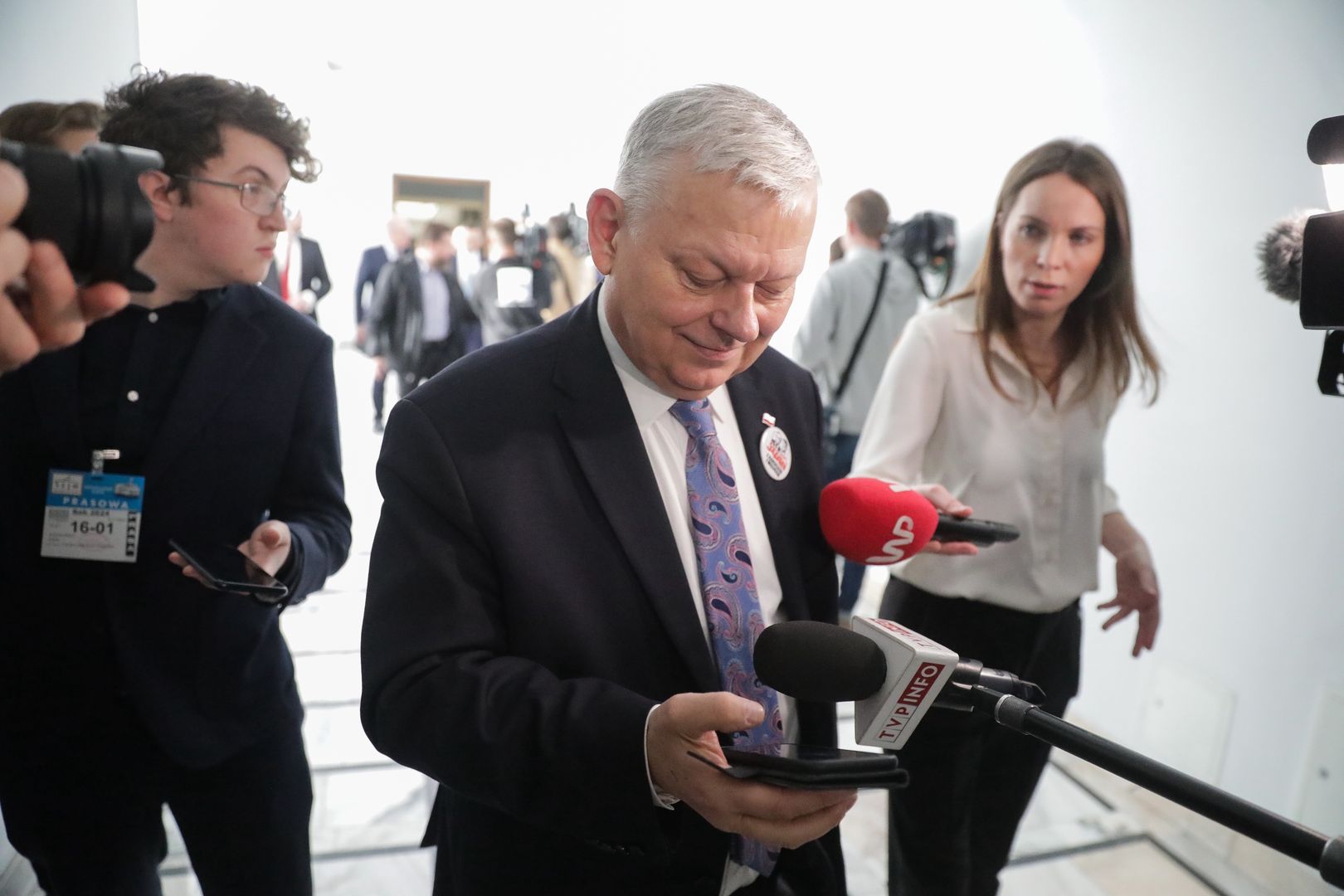 Suski powiedział to do dziennikarki przed Sejmem. Aż ciężko uwierzyć