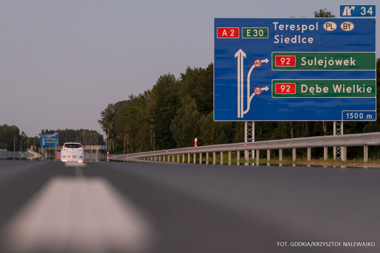 A2 na Wschód od Warszawy zaczyna nabierać coraz wyraźniejszych kształtów