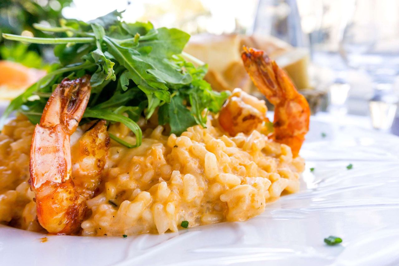 Risotto z krewetkami – kremowe i aromatyczne