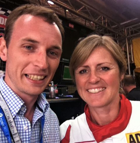 Sabine Schmitz podczas wyścigu ADAC 24h-Rennen, rok 2014