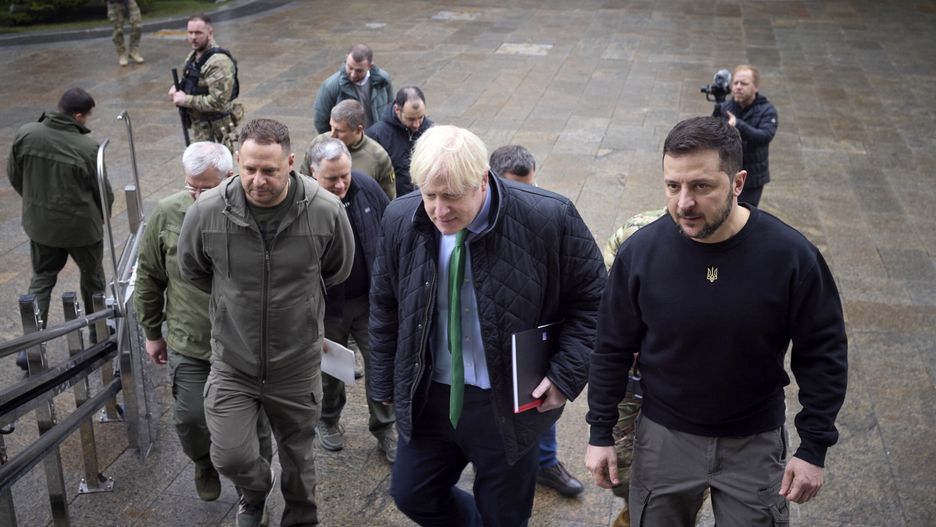 Były brytyjski premier Boris Johnson odwiedził w Kijowie Wołodymyra Zełenskiego