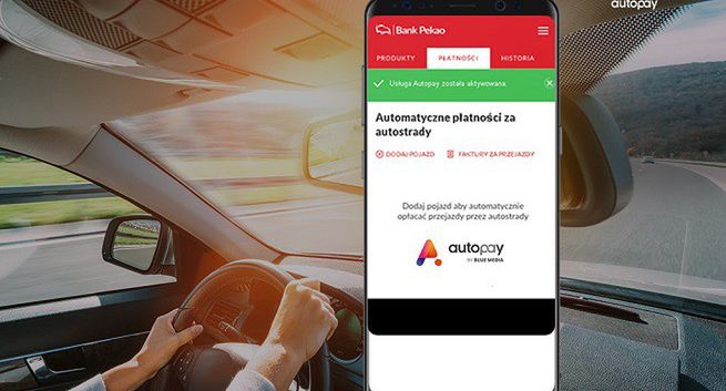 Klienci Banku Pekao mogą płacić automatycznie za przejazd autostradą