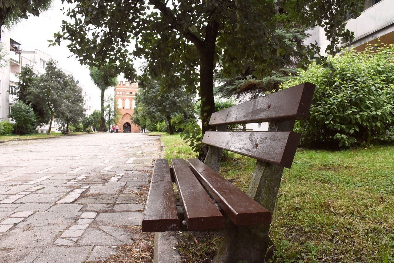 Trakt Jana Pawła II w Malborku przed modernizacją