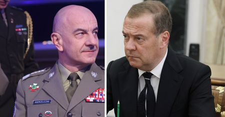 "Stęskniłeś się?". Skandaliczne słowa Miedwiediewa do polskiego generała