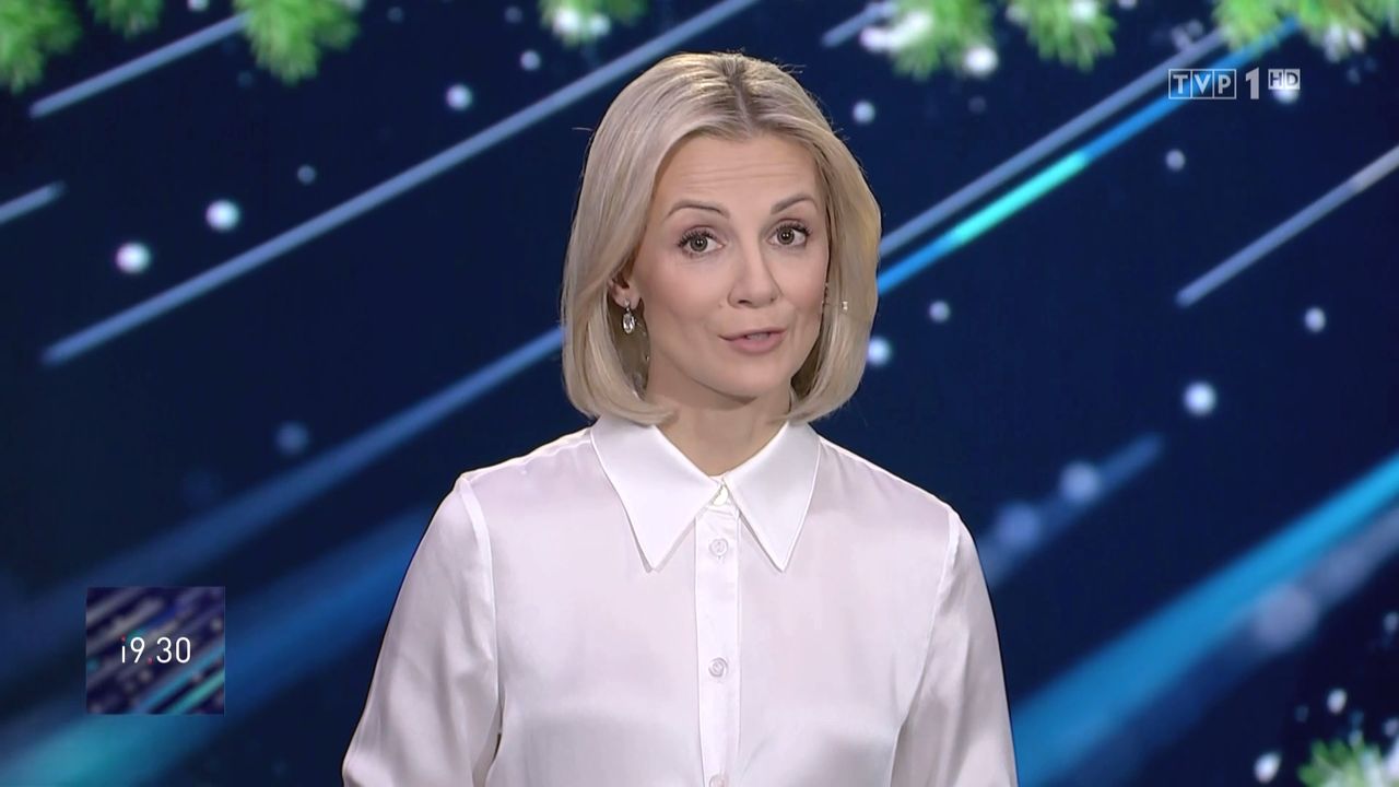 Wigilijne wydanie "19:30" poprowadziła Joanna Dunikowska-Paź