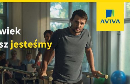 Aviva w rytmie hitu "You'll never walk alone" podkreśla bliskość z klientami