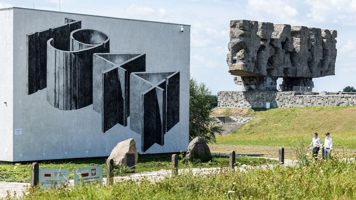 Mural Lublin Majdanek
