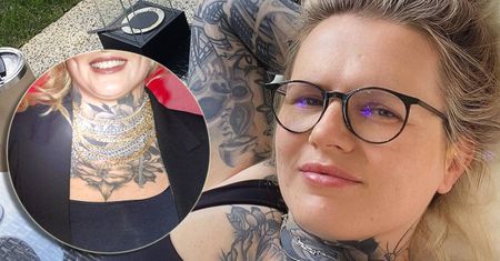 Wytatuowana od stóp do głów Karolina Opolska bryluje na imprezie TVP. ZŁOTO i srebro wręcz się leją