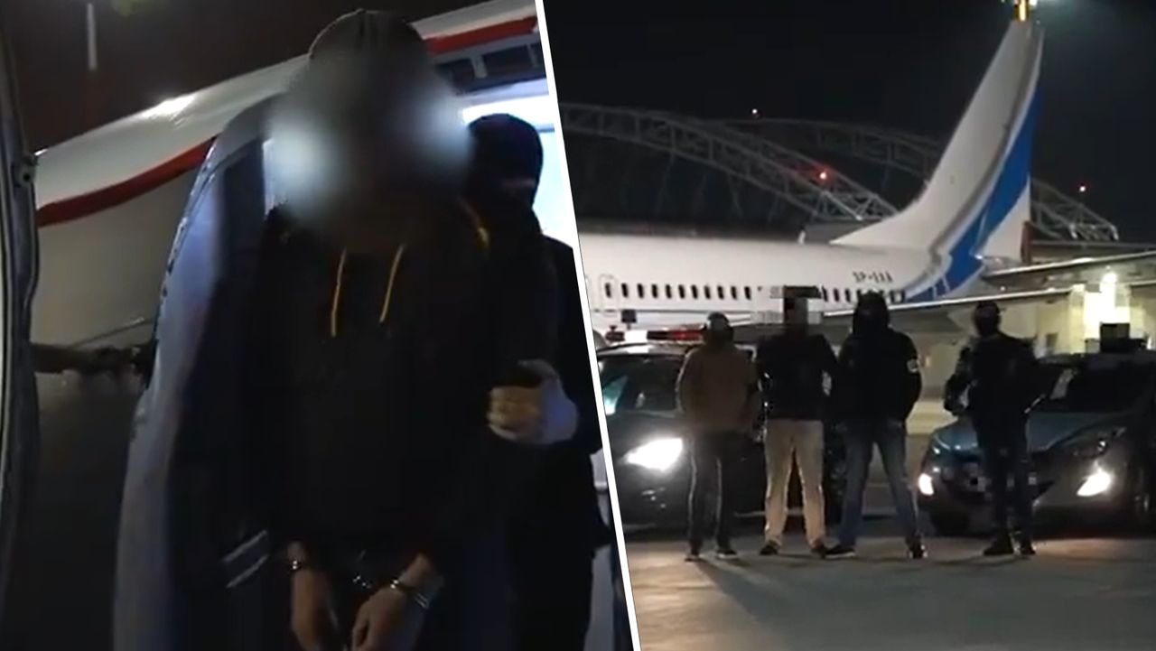 Interpol wsadził S. do rejsowego samolotu. Nagranie z konwoju