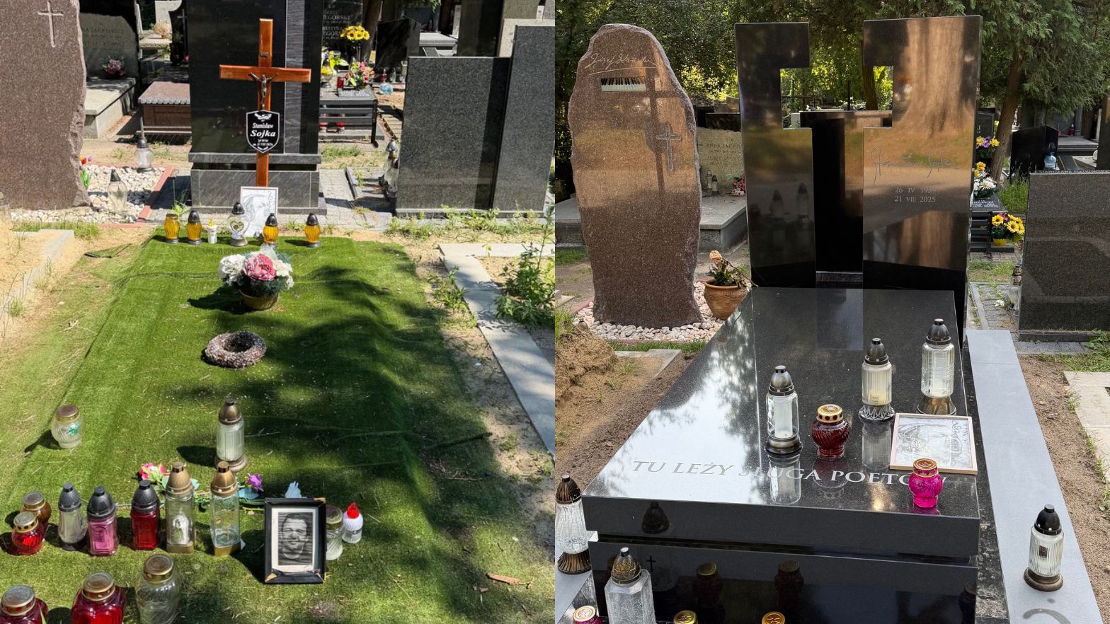 Tak zmienił się grób Stanisława Soyki