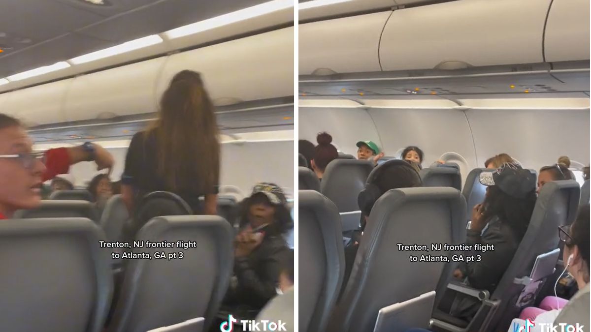 Awantura na pokładzie samolotu