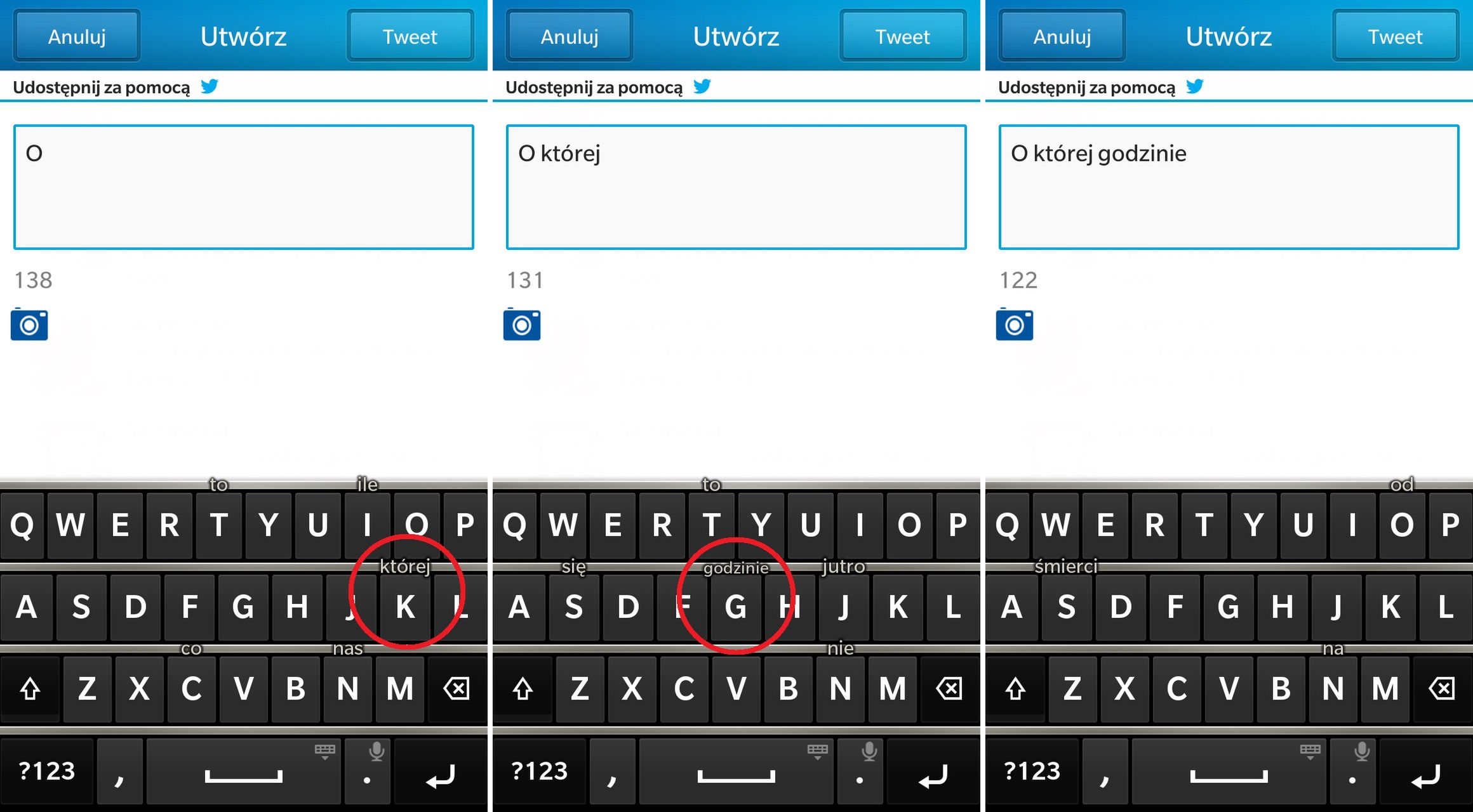 Jak sprawuje się klawiatura w BlackBerry 10? 2