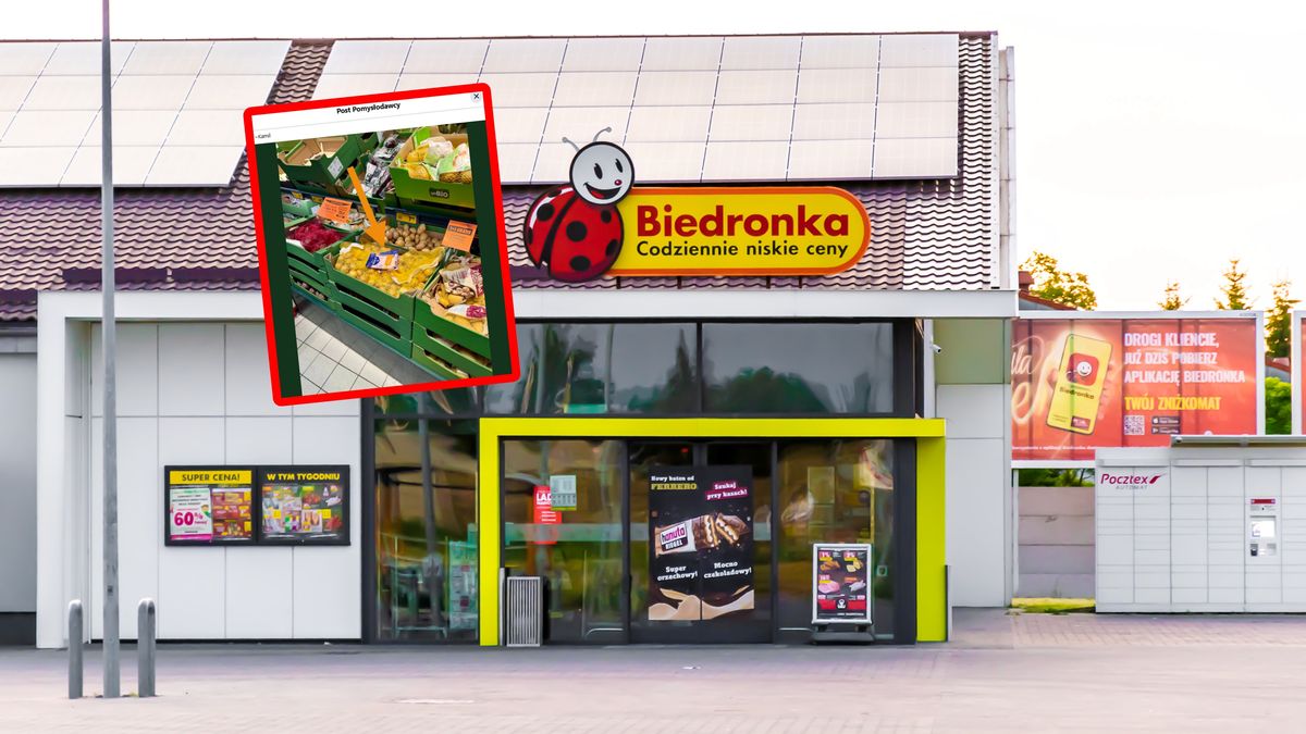 Paczka z wędlinami wśród... warzyw.