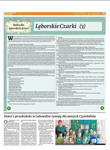 &#34;Lęborskie Czarki&#34; publikowaliśmy w &#34;Echu Ziemi Lęborskiej&#34;