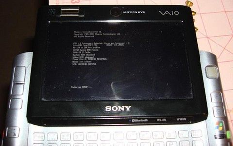 Sony UX UMPC wyposażone w Core 2 Duo Extreme!!!