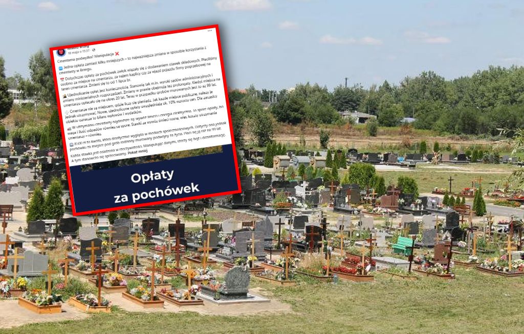 Mieszkańcy oburzeni podwyżkami na cmentarzu. Piszą o "zdzierstwie"