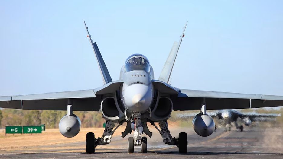 Australijski myśliwiec F/A-18 Hornet