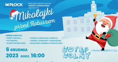 HO HO HO Święty Mikołaj przyjedzie do Płocka