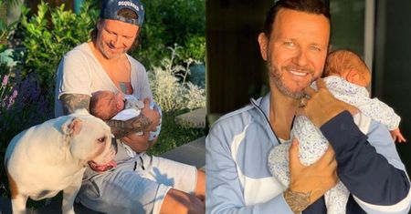 Spełniony Radosław Majdan delektuje się chwilami z Henrykiem i George'em: "Piękne popołudnie z moimi SYNKAMI" (FOTO)