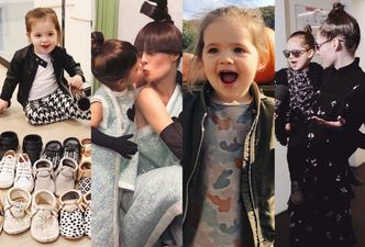 Dwuletnia córka znanej modelki została gwiazdą tygodnia mody! To początek wielkiej kariery? (ZDJĘCIA)