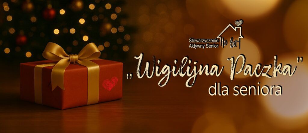 Magia dobra wraca – Stowarzyszenie AS po raz kolejny zaprasza do akcji "Wigilijna Paczka dla Seniora"