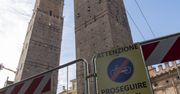 Grozi katastrofa. Krzywa wieża w Bolonii zamknięta