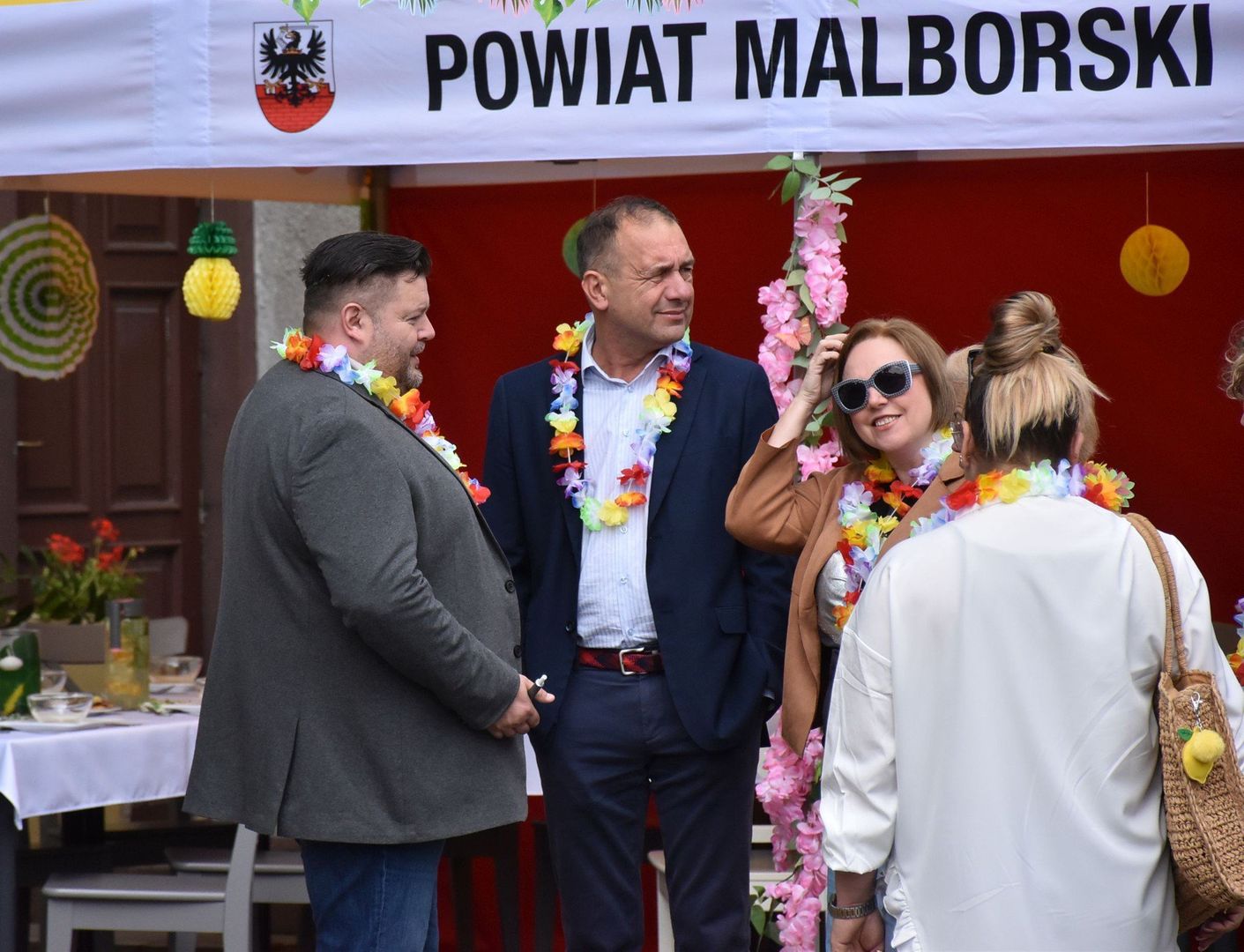 Festyn w stylu hawajskim w DPS Malbork