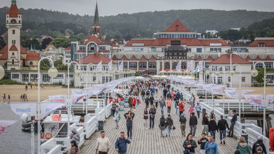 Liczba turystów w polskiej bazie noclegowej wzrosła o 4,5 proc., a liczba turystów zagranicznych wzrosła o blisko 10 proc. w okresie od stycznia do czerwca 2025 r., fot. K.Misztal/Polska Press
