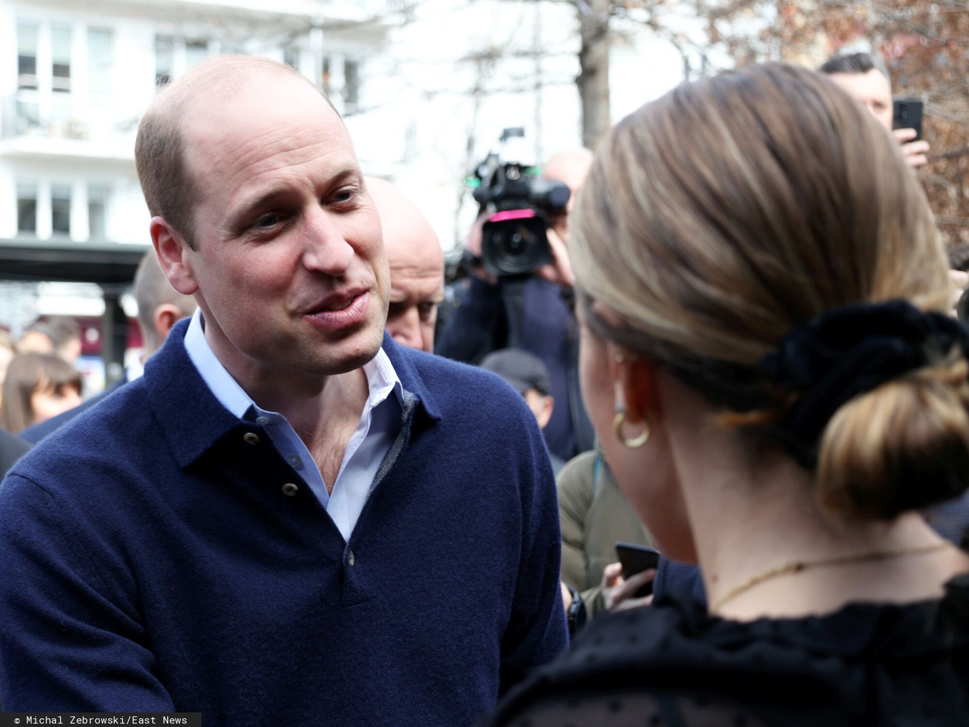 Książę William w Warszawie. Zaskoczył go tłum fanów
