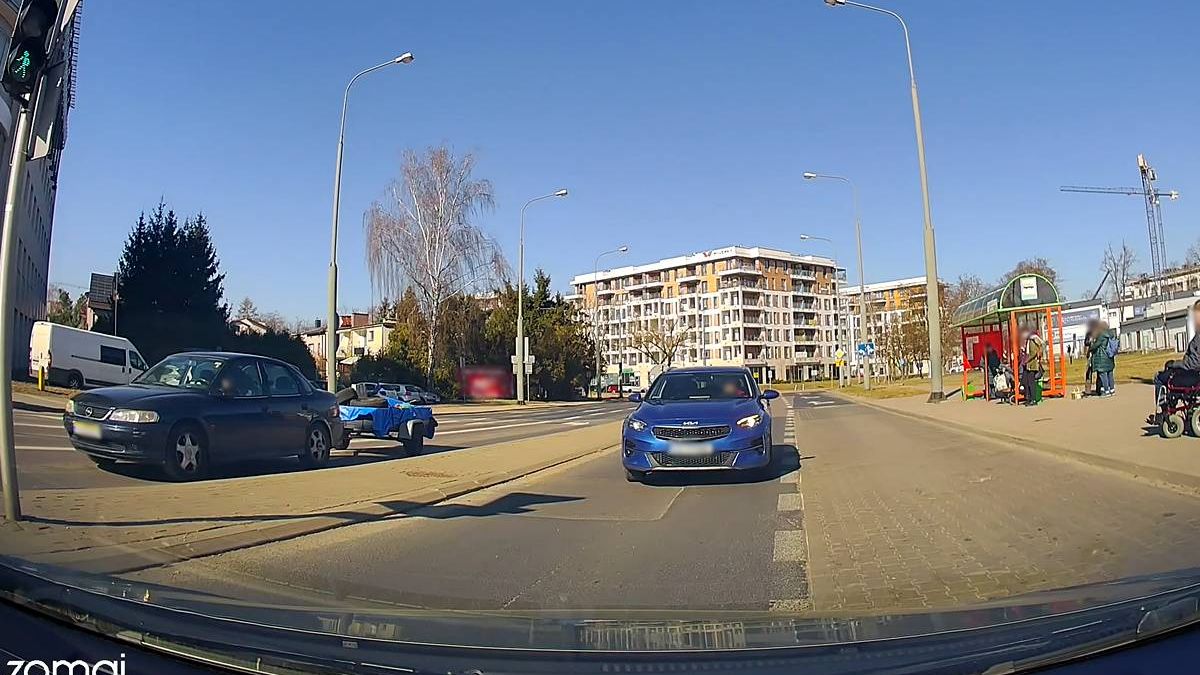 Kierowca kia jechał pod prąd na ul. Wojciechowskiej w Lublinie