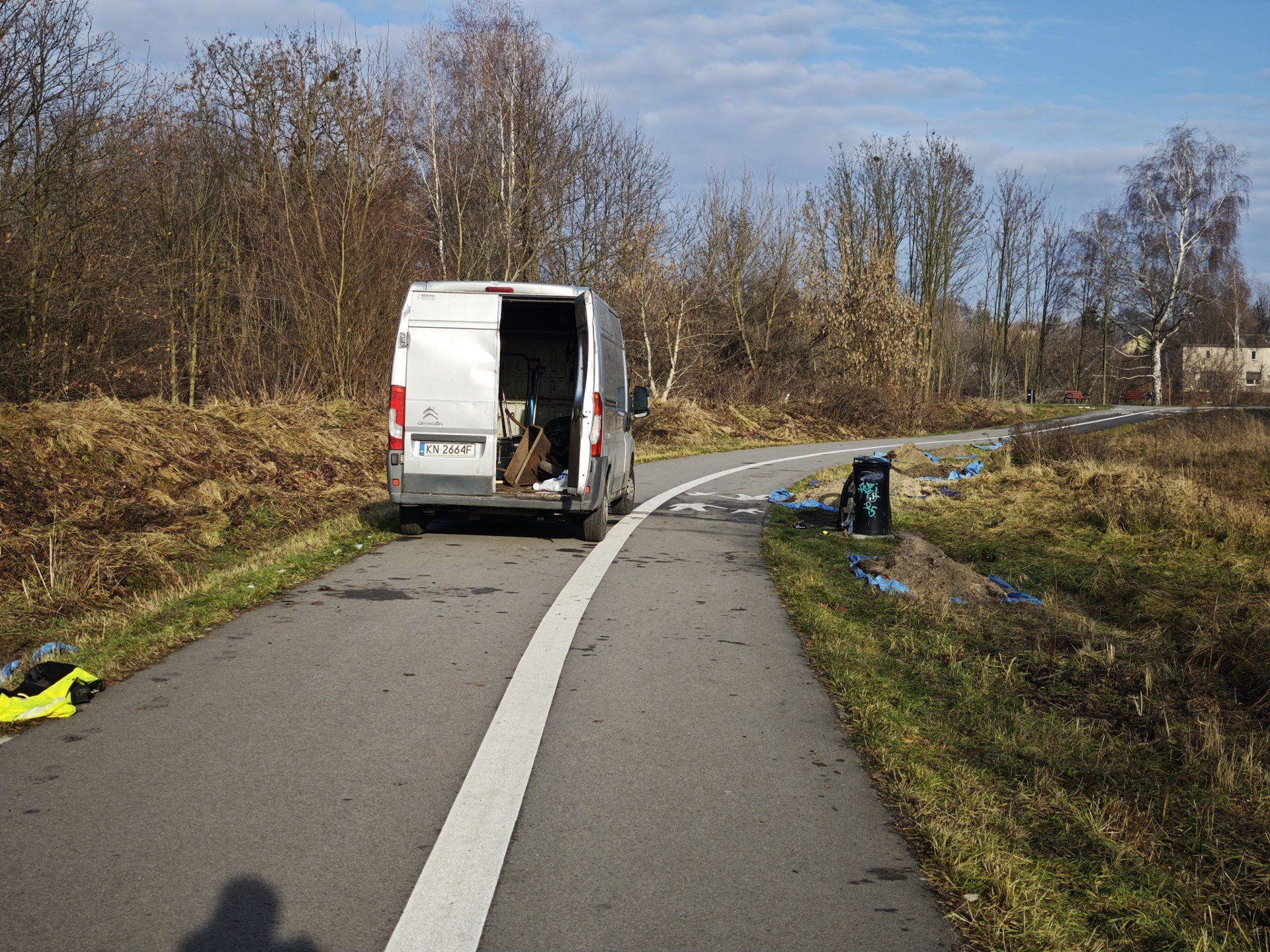 Na istniejącym odcinku Chechłostrady w Chrzanowie trwają prace