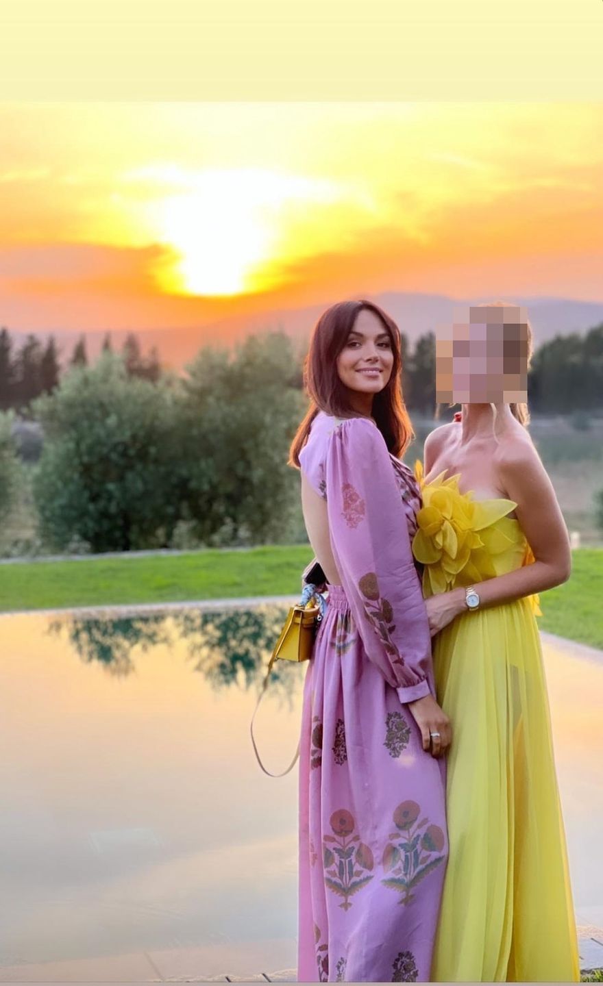 Paulina Krupińska na drugim ślubie Lewandowskich