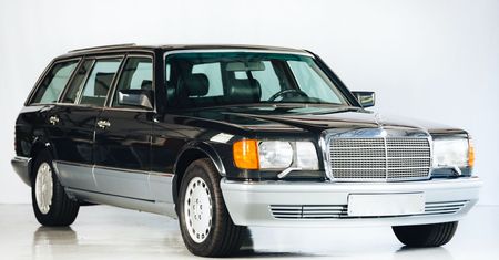 Mercedes 560 TEL to wyjątkowa Klasa S w wersji kombi. Pod maską klasyczne V8