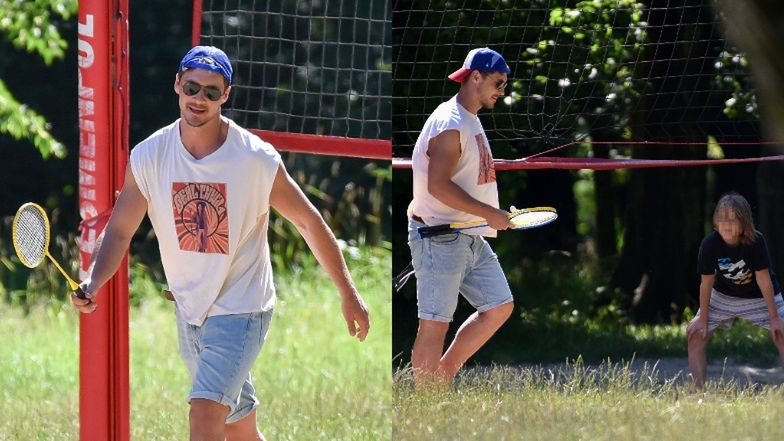 Mikołaj Roznerski z synem