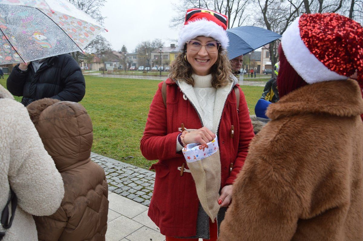 Moto Mikołaje na rozwadowskim rynku