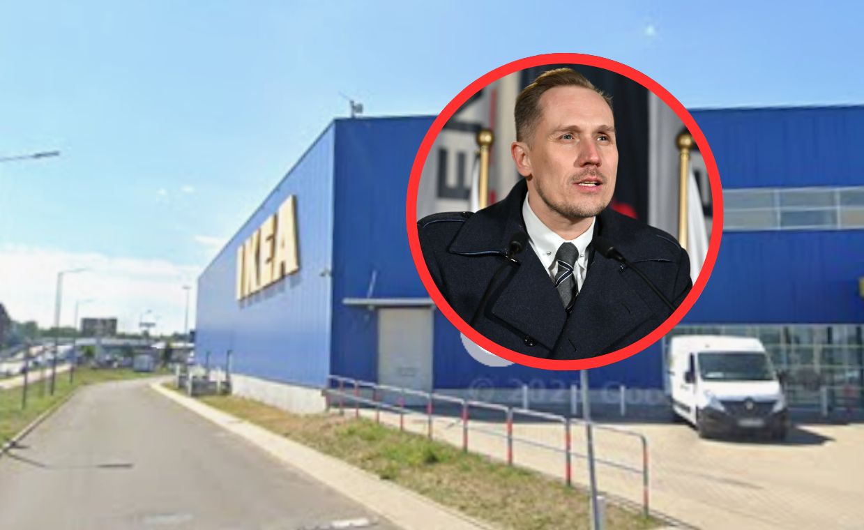 IKEA o przyłapanym na próbie kradzieży pośle. Kamera wszystko nagrała