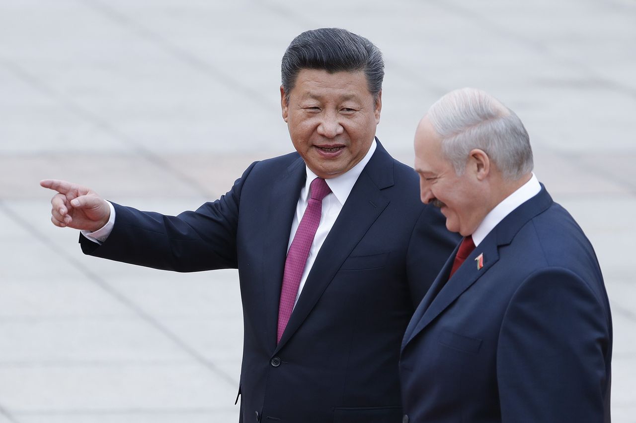 Belarusian President Aleksander Lukashenko in China