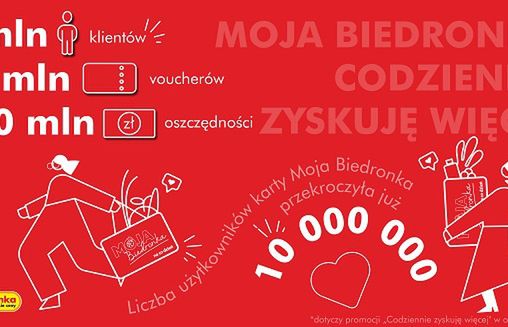 Moja Biedronka ma już 10 mln użytkowników