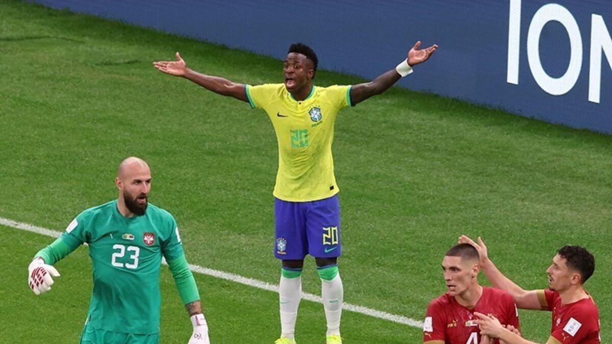 Vinicius Junior w barwach reprezentacji Brazylii