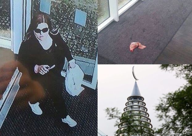 Zatrzymano kobietę, która ROZRZUCAŁA ŚWIŃSKIE ŁBY w meczecie!