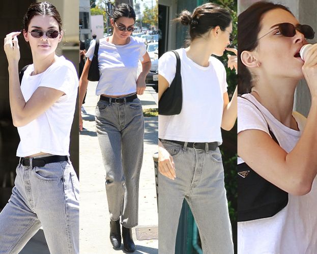#TRENDY: Kendall Jenner w "mamuśkowych" dżinsach