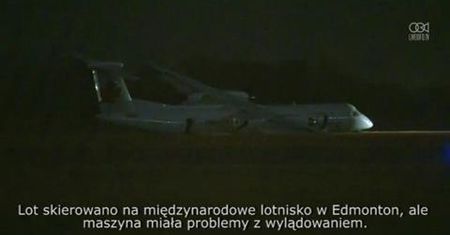 Awaryjne lądowanie samolotu. Co najmniej trzy osoby ranne