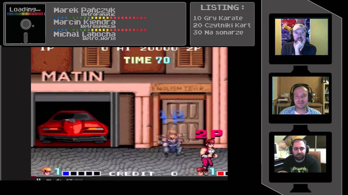 Loading - nowy videocast o retro. Gry karate, czytniki kart i C-64 reloaded 1