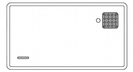 Ilustracja do wniosku patentowego LG, który dotyczy smartfony z aparatem głównym z 16 obiektywami