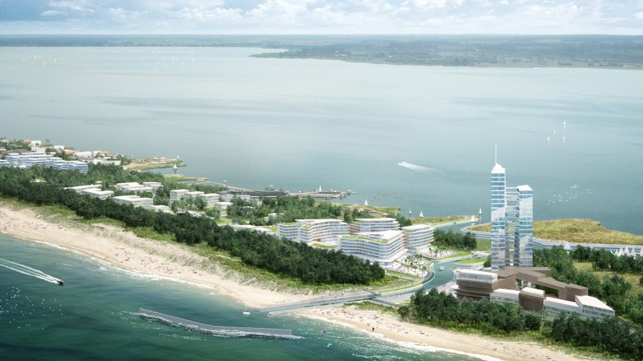 Tak na wizualizacjach firmy Firmus Group prezentuje się Dune City.